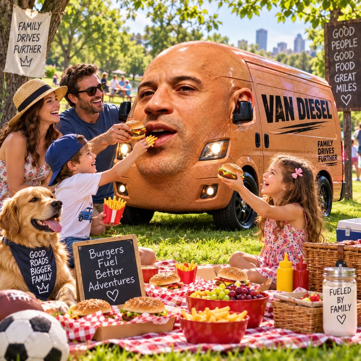 Family Cookout — Burgers Fuel Better Adventures